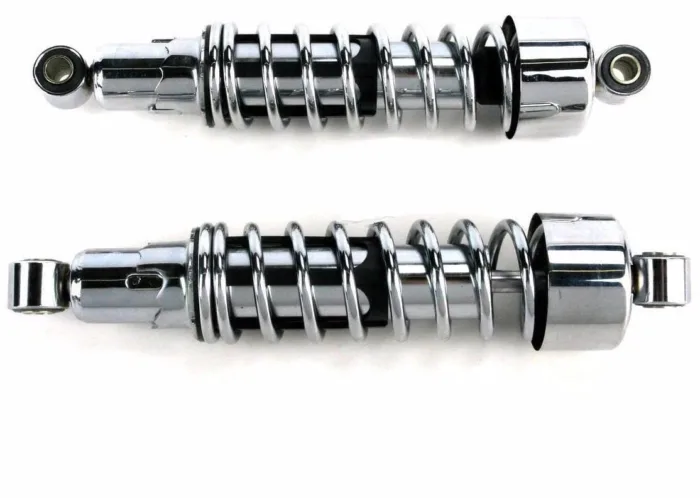 Chrome 11.75" 11 3/4" Lowering Rear Shocks Lowering Kit 86-2003 Harley Sportster