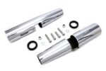 Chrome 39mm Front End Fork Tube Covers Shrouds Harley 86-03 Sportster 883 & 1200