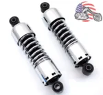 Chrome AEE 11" Slammer Adjustable Rear Shocks Lowering Kit 1991-2017 Harley Dyna