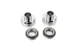 Chrome Fork Stem Neck Cups 7/8" 1" Front End Conversion Kit Harley Sportster 45"
