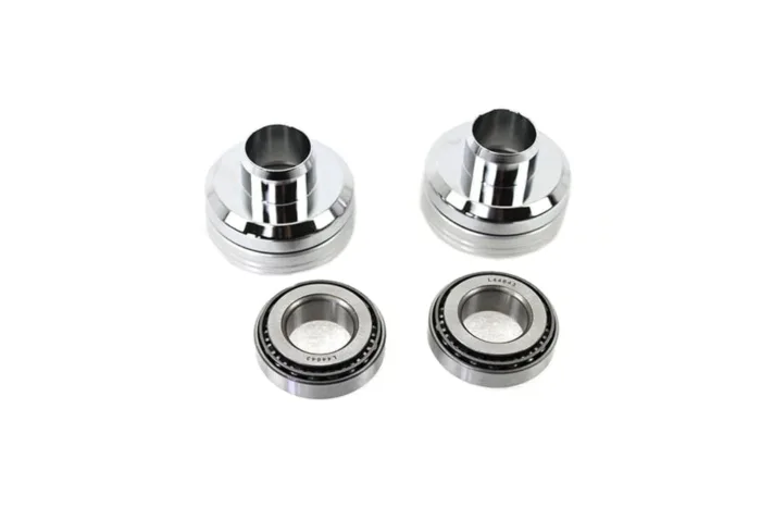 Chrome Fork Stem Neck Cups 7/8" 1" Front End Conversion Kit Harley Sportster 45"