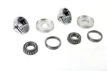 Chrome Fork Stem Neck Cups 7/8" 1" Front End Conversion Kit Harley Sportster 45"