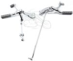 Chrome Forward Controls Control Kit w/ Footpeg Set 2004-2013 Harley Sportster XL