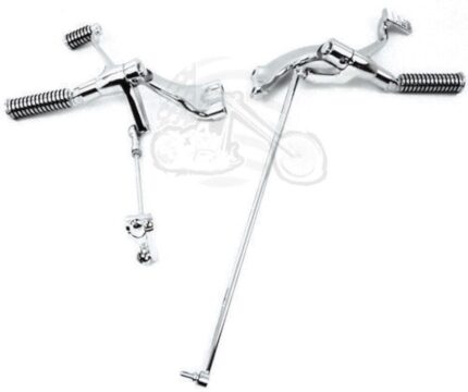 Chrome Forward Controls Control Kit w/ Footpeg Set 2004-2013 Harley Sportster XL