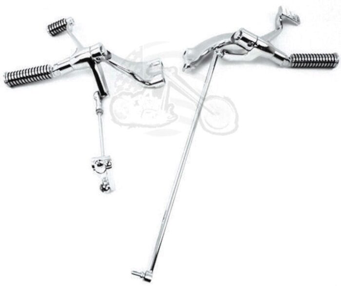 Chrome Forward Controls Control Kit w/ Footpeg Set 2004-2013 Harley Sportster XL