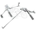 Chrome Forward Controls Control Kit w/ Footpeg Set 2004-2013 Harley Sportster XL