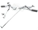Chrome Forward Controls Control Kit w/ Footpeg Set 2004-2013 Harley Sportster XL
