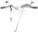 Chrome Forward Controls Control Kit w/ Footpeg Set 2004-2013 Harley Sportster XL