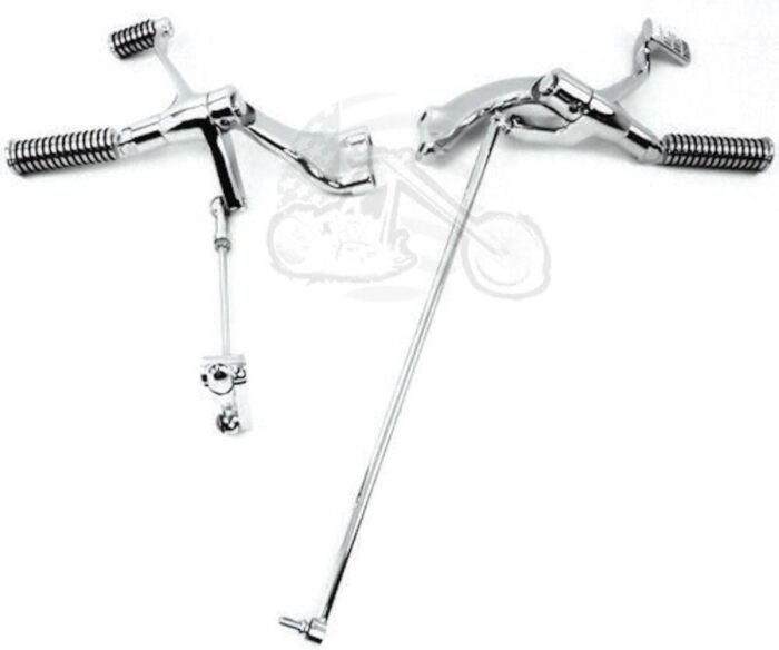 Chrome Forward Controls Control Kit w/ Footpeg Set 2004-2013 Harley Sportster XL