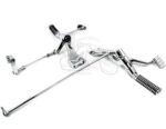 Chrome Forward Controls Control Kit w/ Footpeg Set 2004-2013 Harley Sportster XL