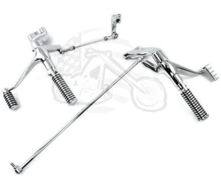 Chrome Forward Controls Control Kit w/ Footpeg Set 2004-2013 Harley Sportster XL