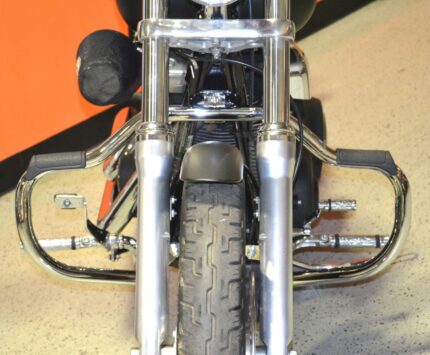 Chrome Highway Bar Mustache Bar Crash Engine Guard w/ Pegs 2006-2017 Harley Dyna