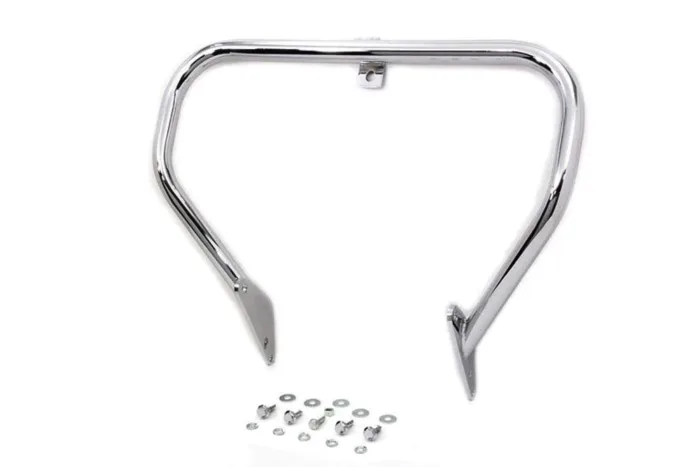 Chrome Mid Control Dyna Front Crash Engine Frame Guard 91-2005 Harley Davidson