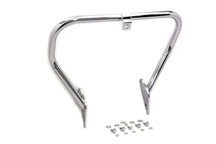 Chrome Mid Control Dyna Front Crash Engine Frame Guard 91-2005 Harley Davidson