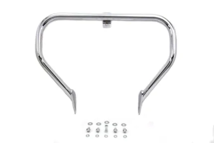 Chrome Mid Control Dyna Front Crash Engine Frame Guard 91-2005 Harley Davidson
