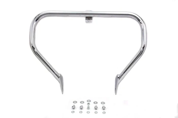 Chrome Mid Control Dyna Front Crash Engine Frame Guard 91-2005 Harley Davidson
