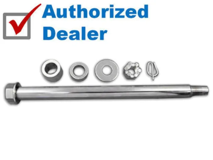 Chrome Rear Axle Kit 11-1/4" Bearing Surface Hardware Harley Sportster 2000-03
