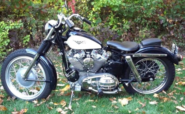 Chrome Replica 13.5 Covered Rear Shocks Harley Ironhead Shovelhead Sportster FLH