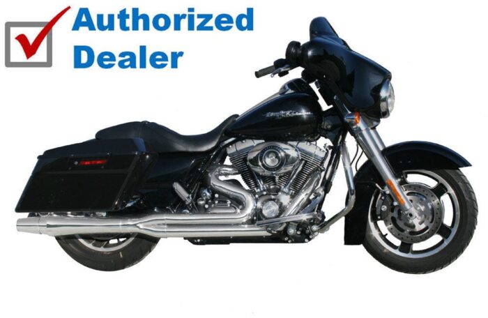 Chrome Thunderheader 2 Into 1 Exhaust Header Pipe System 2017+ Harley Touring M8