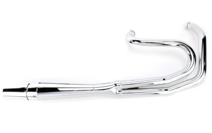Chrome Thunderheader 2 into 1 Exhaust Pipe Header System 12-17 Harley Softail