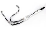 Chrome Thunderheader 2 into 1 Exhaust Pipe Header System 12-17 Harley Softail