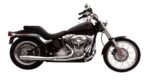 Chrome Thunderheader 2 into 1 Exhaust Pipe Header System 12-17 Harley Softail