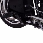 Ciro Black Driver Rider Floorboard Highway Footpeg Peg Mount Harley Touring 09+