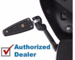 Ciro Black Driver Rider Floorboard Highway Footpeg Peg Mount Harley Touring 09+