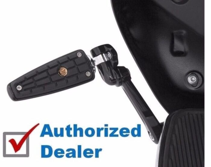 Ciro Black Driver Rider Floorboard Highway Footpeg Peg Mount Harley Touring 09+
