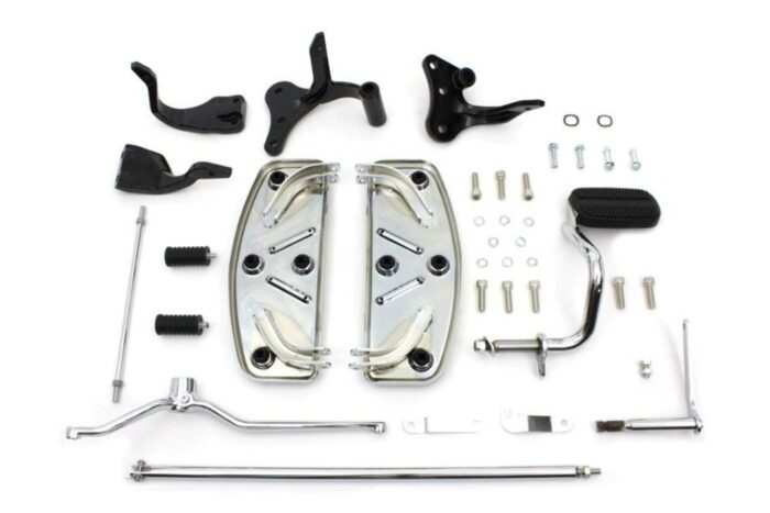 Complete Floorboard Footboard Kit Floorboards Foot Boards 1996-2005 Harley Dyna