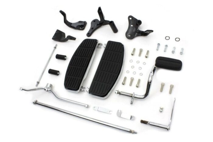 Complete Floorboard Footboard Kit Floorboards Foot Boards 1996-2005 Harley Dyna