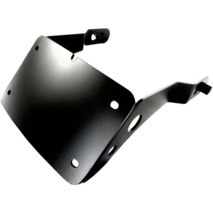 Cycle Vision Black Curved License Plate Holder Mount Harley 13+ Dyna FXDB FXDLS