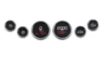 Dakota Digital Chrome Dresser MLX 6 Gauge Kit Set Upgrade 04-13 Harley Touring