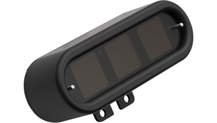 Dakota Digital MLX-9000 Gauge Oval Speedometer Black Street Harley Universal