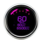 Dakota Digital Speedometer Tachometer Direct Plug-In Play Multi Black MLX-3012-K