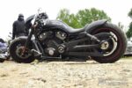 Dirty Air Rear Chrome Billet Air Ride Shocks Suspension Pair Harley V-Rod 01-19