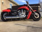 Dirty Air Rear Chrome Billet Air Ride Shocks Suspension Pair Harley V-Rod 01-19