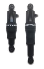 Dirty Air Rear Steel Air Ride Shocks Suspension Pair Harley Touring Bagger 80-21
