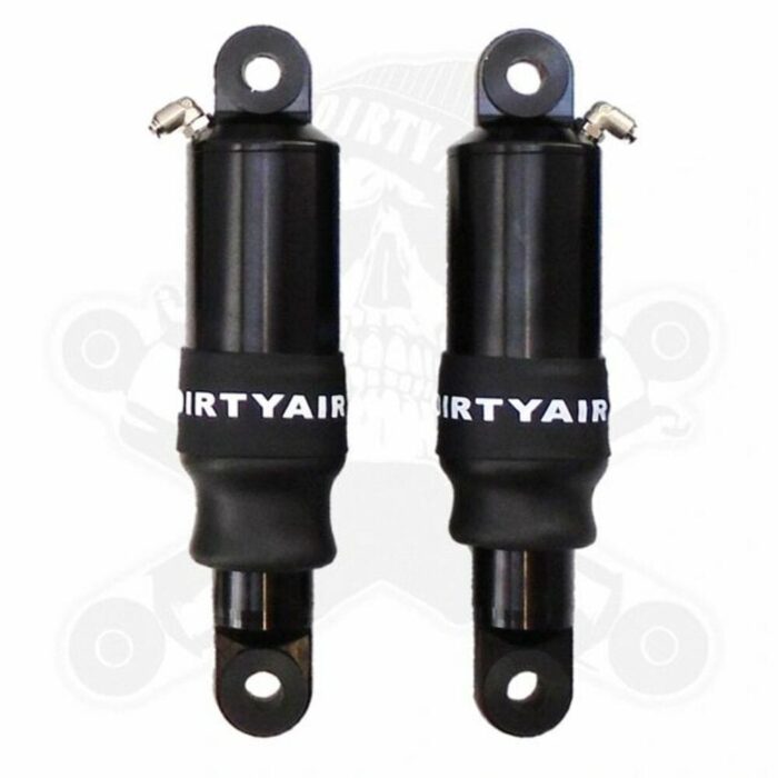 Dirty Air Sportster Rear Air Pair Shocks Adjustable Chrome Harley XL 2019-down