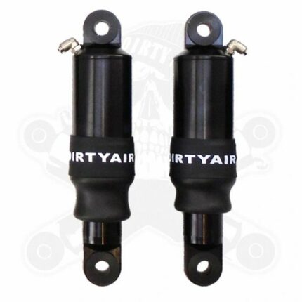 Dirty Air Sportster Rear Air Pair Shocks Adjustable Polished Harley XL 2019-down