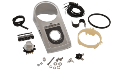 Drag Specialties Chrome Electronic Speedometer Dash Kit 1996-99 Harley Softail