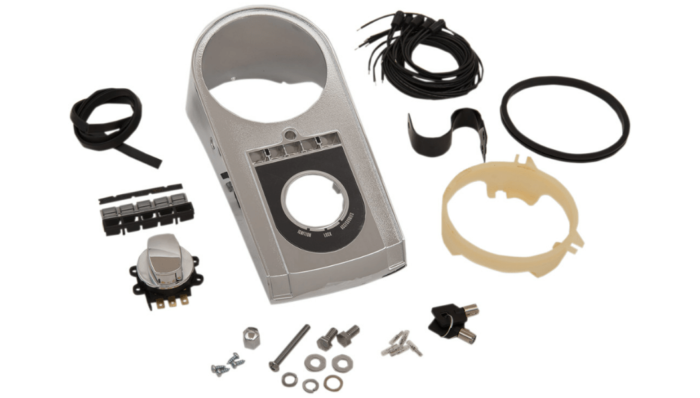 Drag Specialties Chrome Electronic Speedometer Dash Kit 1996-99 Harley Softail