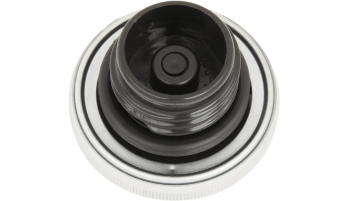 Drag Specialties Vented Screw-In Gas Cap Chrome 1982-96 Harley Softail Touring