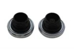 Fat Bob Split Tank Gas Fuel Caps Lid Chrome Dual Pair Vented Evo 84-95 Harley