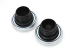 Fat Bob Split Tank Gas Fuel Caps Lid Chrome Dual Pair Vented Evo 84-95 Harley
