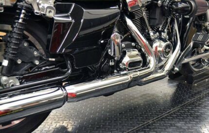 Fuel Moto Jackpot Exhaust Header Pipe Black 2-1-2 Crossover Harley Touring 2017+