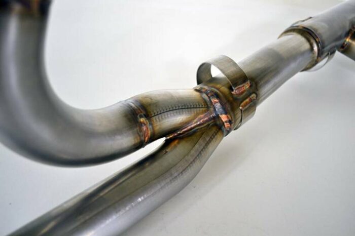 Fuel Moto Jackpot Exhaust Header Pipe Black 2-1-2 Crossover Harley Touring 2017+