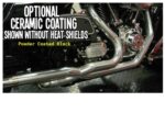 Fuel Moto Jackpot Exhaust Header Pipe Black 2-1-2 Crossover Harley Trikes 09-16