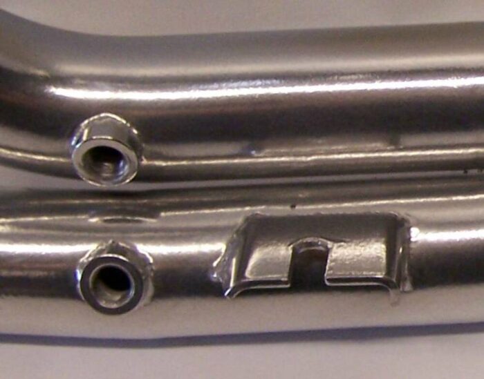 Fuel Moto Jackpot Exhaust Header Pipe Black 2-1-2 Crossover Harley Trikes 09-16