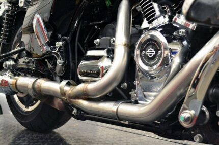 Fuel Moto Jackpot Exhaust Header Pipe Steel 2-1-2 Crossover Harley Touring 2017+